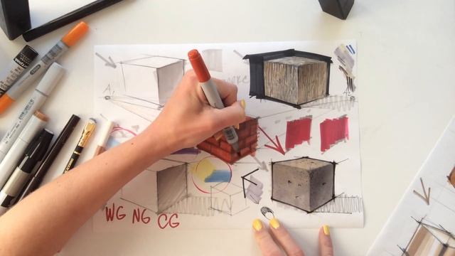 ✍?ТЕКСТУРЫ В СКЕТЧИНГЕ: часть 2. Textures in interior sketching (ENG SUB) смотреть онлайн