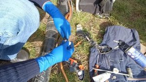 Обслуживание опрыскивателя STIHL SR 430 ?️