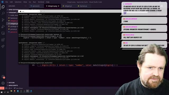 Building a Rockstar interpreter in TypeScript, Day 1 смотреть онлайн