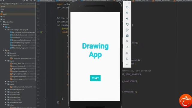 Draw app Project. Android Studio. Java смотреть онлайн