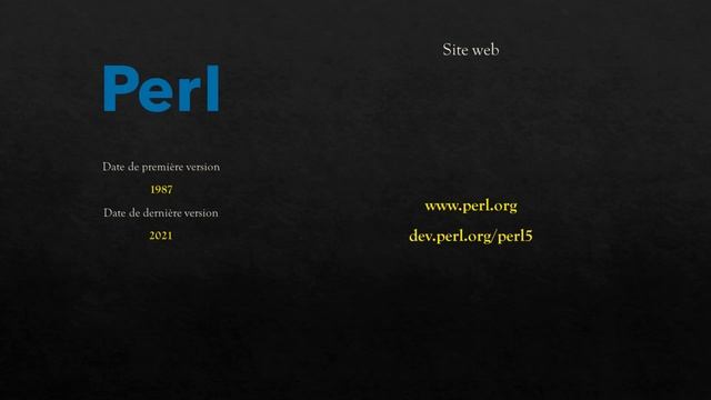 Carte visite - Perl смотреть онлайн