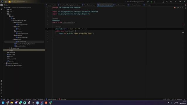 Introdução à Scheduling com Spring no Java смотреть онлайн