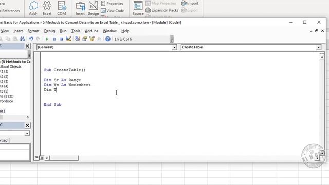 5 Methods to Create Excel Table [Macro to create Excel Table] смотреть онлайн