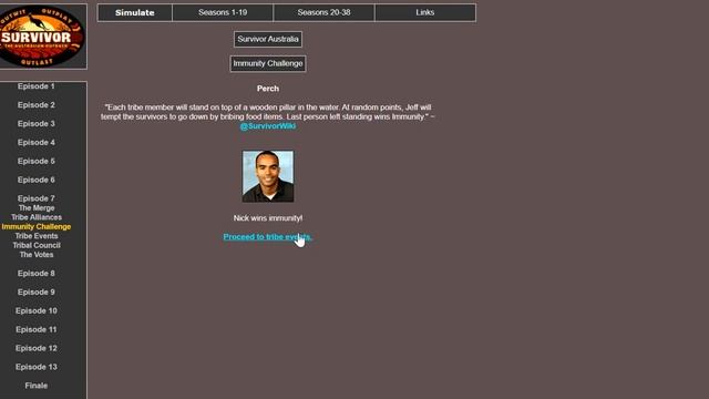 Survivor Redux: The Australian Outback - A Brantsteele Simulation смотреть онлайн