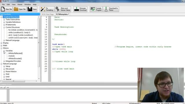 RobotC While Loops смотреть онлайн