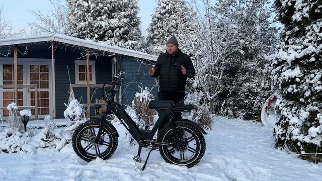 Himiway E Moped Escape Pro mit Fahrradwohnwagen смотреть онлайн