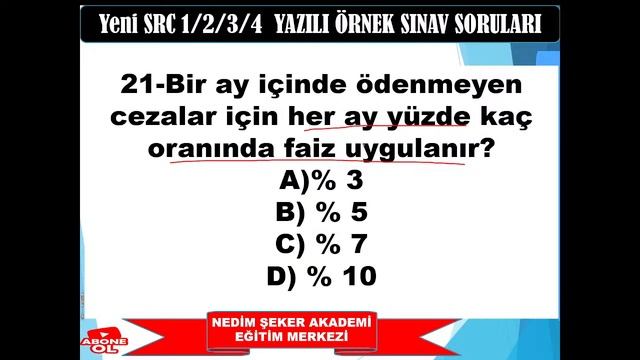 #SRC1 #SRC2 #SRC3 #SRC4 "CANLI YAYIN" (ÖRNEK SINAV SORULARI) 2023 #79 смотреть онлайн