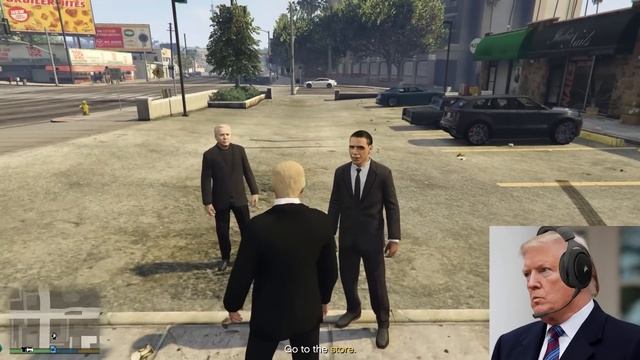 US Presidents Break Trump Out Of Jail In GTA 5 смотреть онлайн