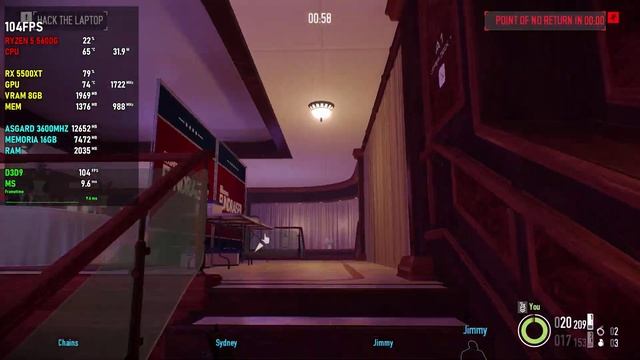 PAYDAY 2 HOSTILE TAKEOVER HEIST / RYZEN 5 5600G RX 5500 XT 8GB TESTING IN 1080P ULTRA ! смотреть онлайн