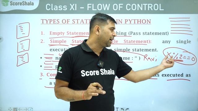 Class 11 Informatics Practices Chapter 5 - Flow of control - Introduction | Python смотреть онлайн