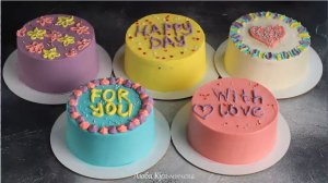 БЕНТО-ТОРТ ✶ 5 разных ВКУСОВ в одном РЕЦЕПТЕ ✶ BENTO Cakes ✶ Подробный РЕЦЕПТ и ОФОРМЛЕНИЕ.