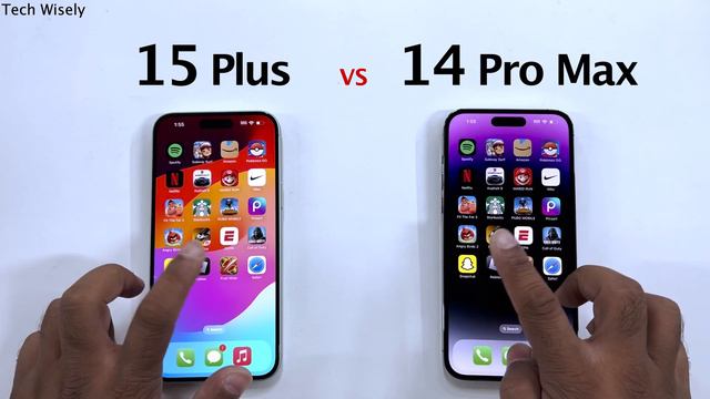 iPhone 15 Plus vs 14 Pro Max - Speed Performance Test смотреть онлайн