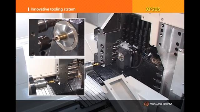 Автомат продольного точения HANWHA XP20S смотреть онлайн