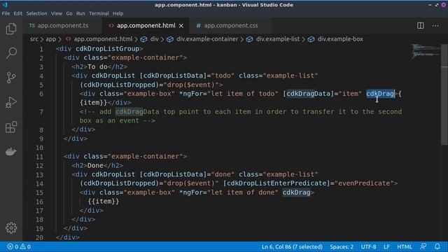 Angular Material - Drag and drop with CDK смотреть онлайн