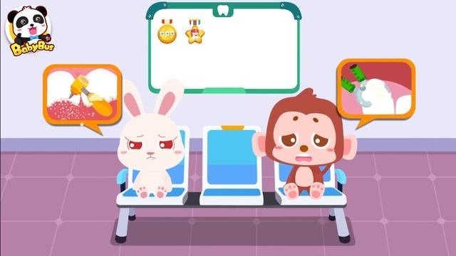 BabyBus Dental Care | Brush Your Teeth | Goes to the Dentist | Kids Games | Gameplay Video | BabyBu смотреть онлайн