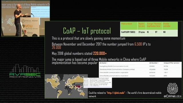 RVAsec 2018: Dennis Rand -You think IoT botnets are dangerous - Bypassing Anti-DDoS with 90's tech смотреть онлайн