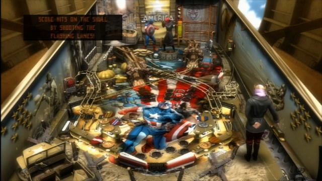 Classic Game Room - CAPTAIN AMERICA pinball table PS3 and Xbox 360 review смотреть онлайн