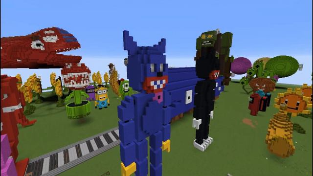 poppy playtime minecraft huggy wuggy Experiment смотреть онлайн