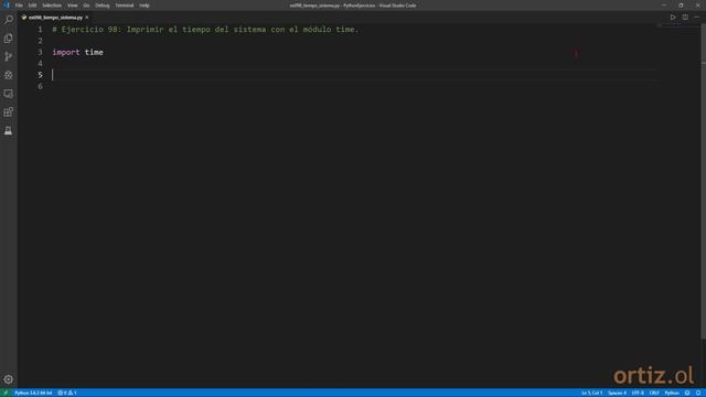 Python - Ejercicio 98: Obtener la Fecha y Hora del Sistema con el Módulo time смотреть онлайн