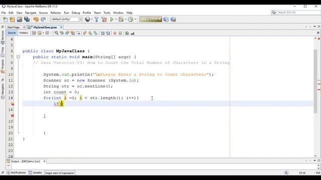 Java Tutorial-23: How to Count the Total Number of Characters in a String in Java смотреть онлайн