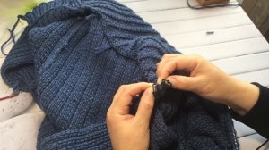 Мужской кардиган "Denim"  с шалевым воротником  ЧАСТЬ 2