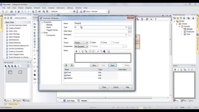 Class diagram in Enterprise Architect - Step by step guide смотреть онлайн