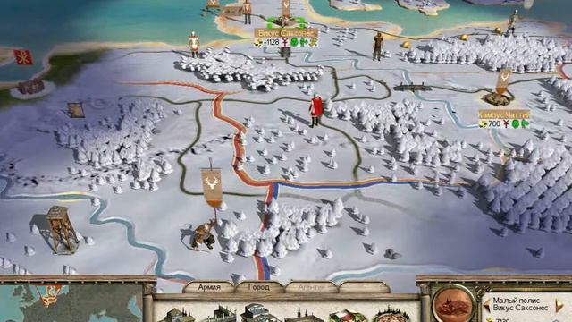Rome:Total War прохождение за Саксонию 2 смотреть онлайн