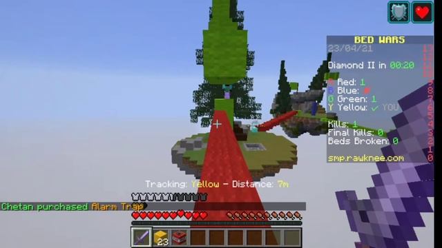 Playing bedwars for first time on Rawknee smp | First time java | Techiecraft смотреть онлайн