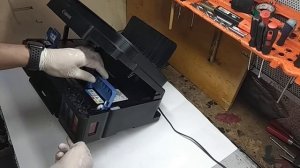 Видео урок!  По устранению ошибки 5200 или P08 Canon g 3411