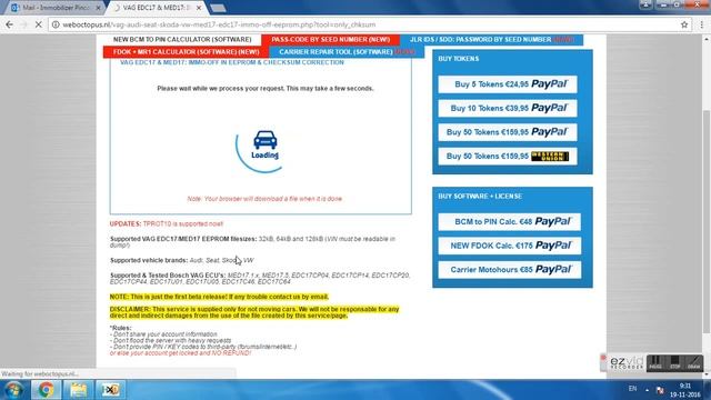 HOW TO: VAG EDC17 MED17 IMMO OFF EEPROM + CHECKSUM ( CRC ) CORRECTION