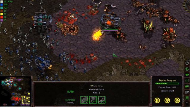 Tempo Evil Win - LotR v Last Alliance - Starcraft Brood War Remastered смотреть онлайн