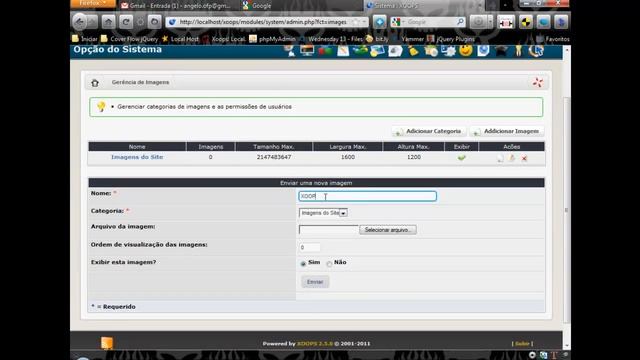 XOOPS Aula 4 Gerenciamento de Imagens смотреть онлайн