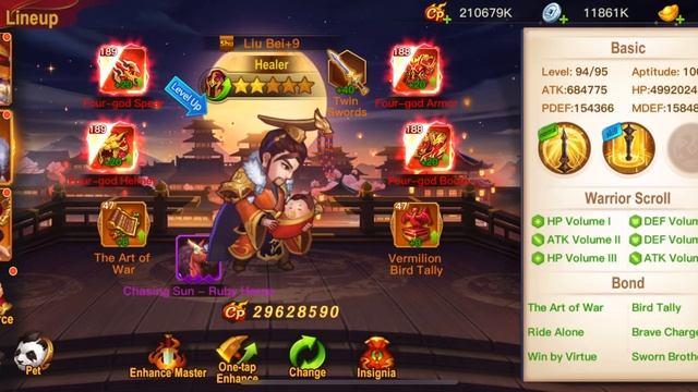 Dynasty Heroes - Legend of Samkok (Breakthrough +10 and change of lineup for late game!) смотреть онлайн