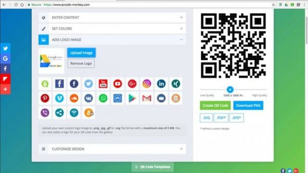 QR Code Monkey Tutorial