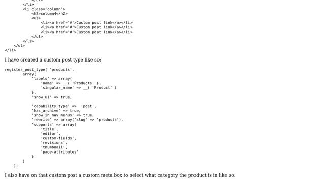 Wordpress: Custom post type in submenu with custom meta box as a title with custom html смотреть онлайн