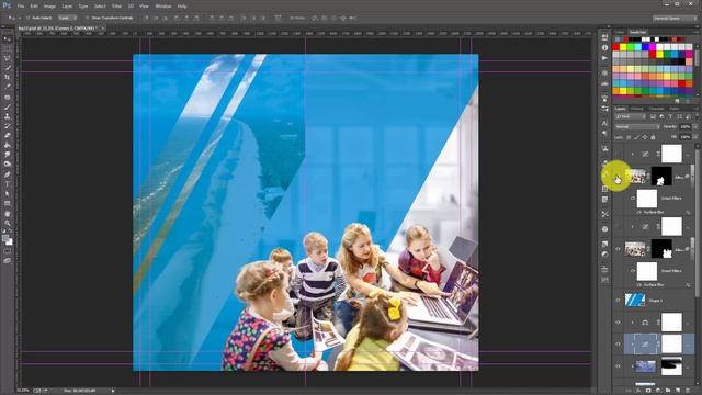 Воркшоп - Смарт объекты в Photoshop при создании буклета в Иллюстраторе смотреть онлайн
