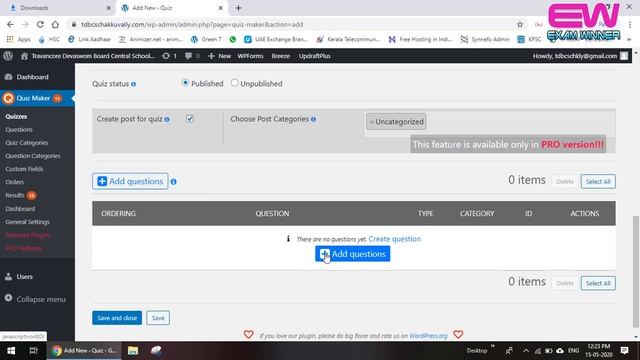 Create Online Exam using WordPress Plugin Quiz Maker (Malayalam) смотреть онлайн