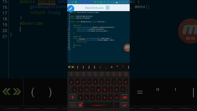 How to Add Menu Button in ActionBar? (Android JAVA) смотреть онлайн