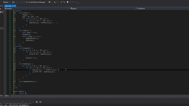 Selective ClearScreen C++ (using iostream&Windows.h) смотреть онлайн