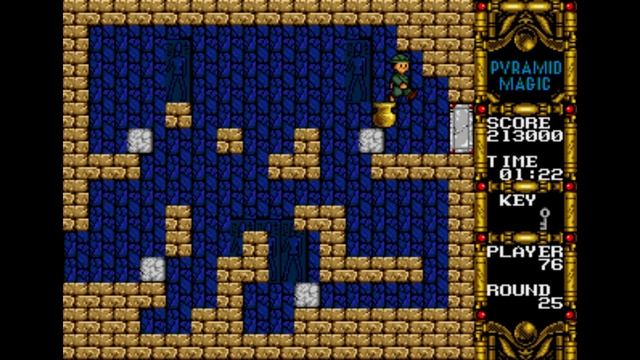 [Mega Drive] Pyramid Magic III (1991) Longplay