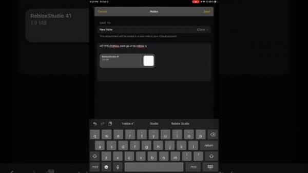 How to download Roblox studio on an iOS iPad!!!