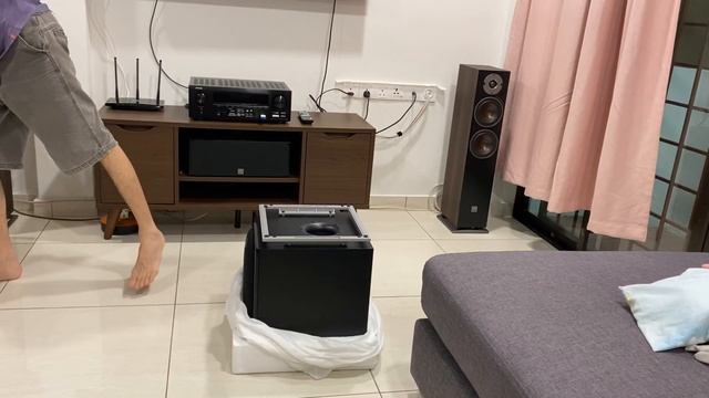 Unboxing & Setup Dali Sub E-12 F (Home Theatre Subwoofer) смотреть онлайн