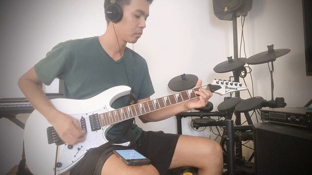Guitar solo cover - The Unforgiven Clean guitar solo смотреть онлайн
