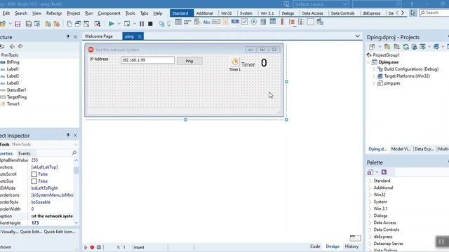 สร้างไลน์เตีอน ping หา server ด้วย delphi 10.3 смотреть онлайн
