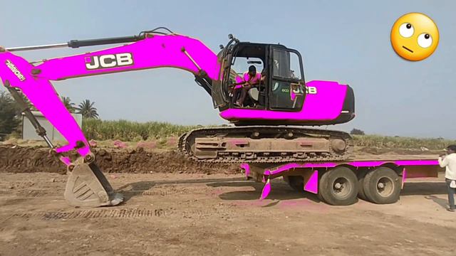 JCB 3DX Heavy Loading On 22 Tyre Truck | The Excavator JCB Tui Tui Funny Video Part 2 New Funny смотреть онлайн