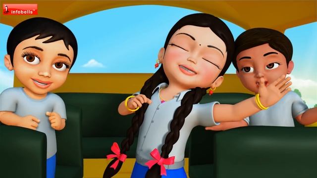 Chalo picnic par chaley | Hindi Rhymes for Children | Infobells смотреть онлайн
