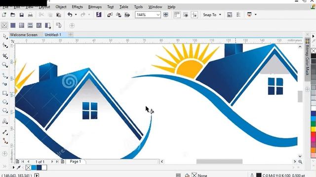 How To Remove Any Water Mark On ShutterStock Images Or Logos   CorelDraw X7   KingspetDesigns