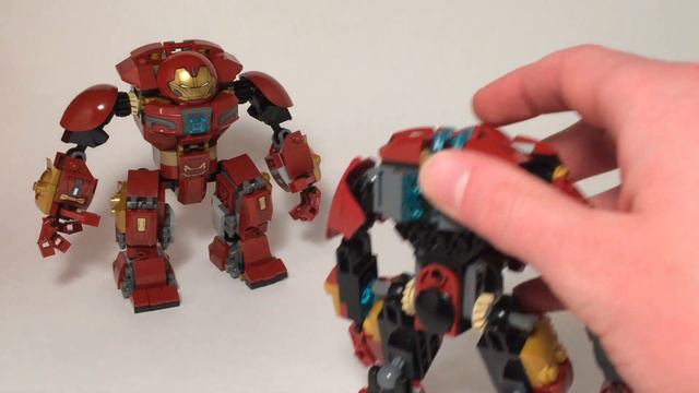 Lego Hulkbuster Comparison (76031 + 76104)
