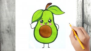 Как нарисовать АВОКАДО.
