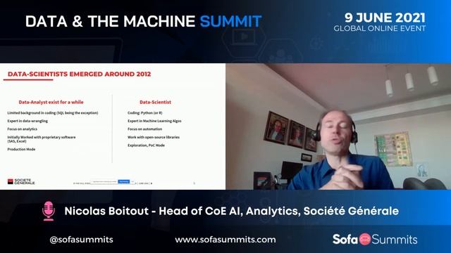Is there Any Room Left for Data Scientists? Nicolas Boitout, Société Générale смотреть онлайн
